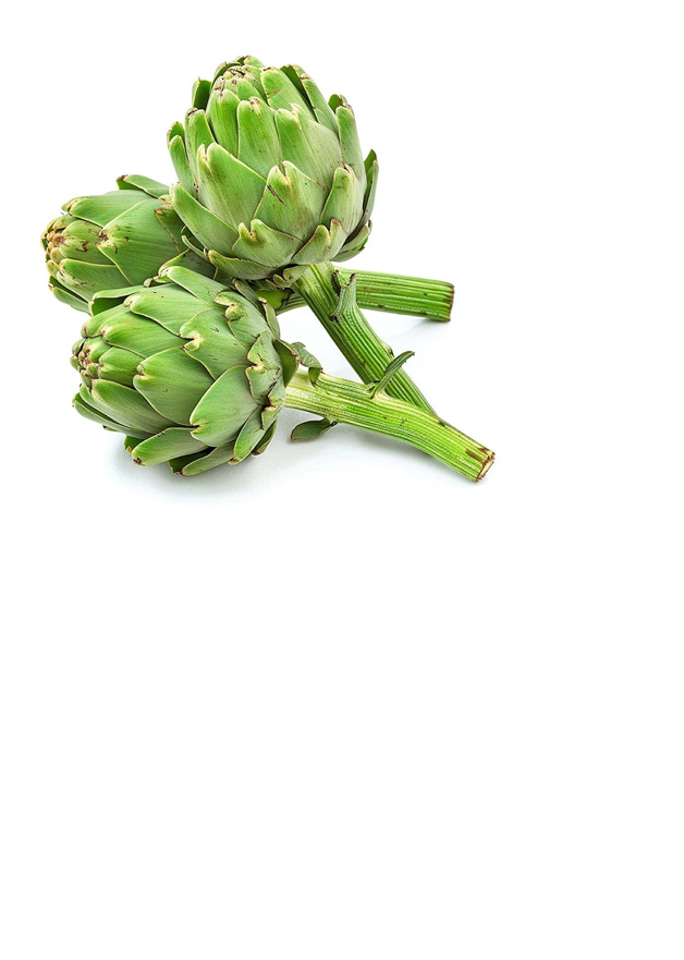 Fresh artichoke, a prebiotic fibre-rich food that supports gut health